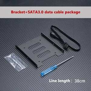2.5" Skids For SSD To 3.5" Bay Caddy Tray Hard Drive HDD Metal Mounting Dock - Bild 1 von 13