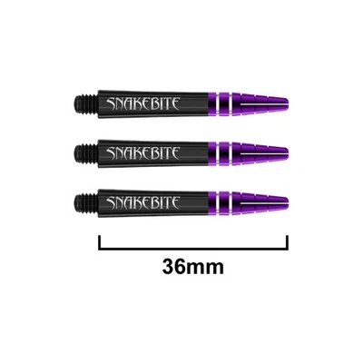 Red Dragon Peter Wright Snakebite Nitrotech Short Dart Shafts - Image 1 of 2