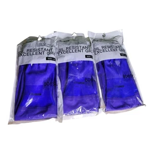 LANON 806SL PVC Langarm öl- & chemikalienbeständige Handschuhe 26" Größe L (3er Pack) - Bild 1 von 8