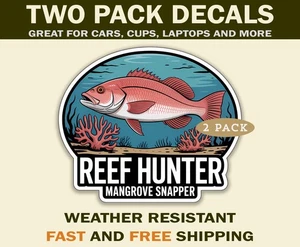 Mangrove Snapper Fishing Sticker Decals great for cars, water bottles and more - Picture 1 of 4