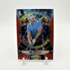 2025 Panini Prizm Liv Golf Kaleidoscopic Red Sam Horsfield /125 Majesticks - Bild 1 von 2