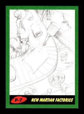 6-0-1-NS PWE . mars attacks ! the revenge . topps 2017 . GREEN parallel #P-7 - Image 1 of 2