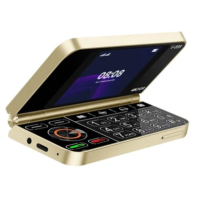 Avizar Téléphone Portable pliable 2G Double écran double SIM Batterie 1350mAh - Immagine 1 di 4