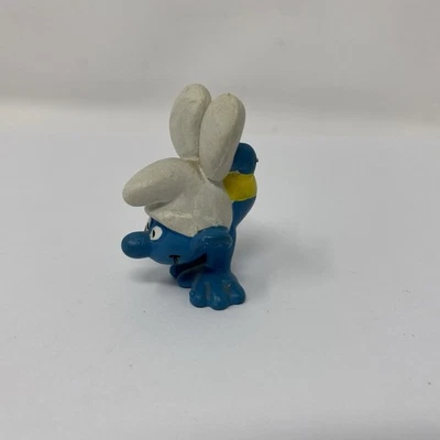 Pitufos Handstand Pitufo Amarillo Pantalones Cortos Figura De Colección PVC Juguete Estatuilla Peyo Bully Foto 1 de 4