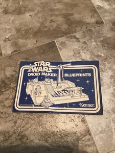 Kenner 1977 Star Wars Droid Maker Blueprints Folleto Manual De Colección - Imagen 1 de 5