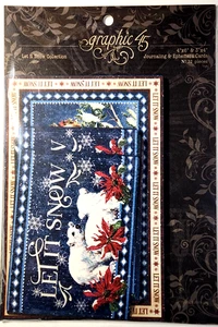 Let It Snow Graphic 45 Journaling & Ephemera Cards 4x6 3x4 RETIRED 2021 32pcs - Picture 1 of 2