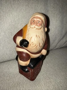 Vtg 1988 KATHI LORANCE BEJMA Walnut Ridge Collectibles Chalkware SANTA CLAUS - Picture 1 of 7
