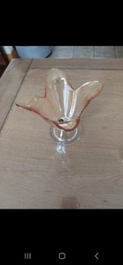 Tulip Shaped Candle Holder In A Gold Colour From Marks And Spencer Preowned Used - Picture 1 of 5