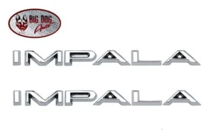 1965 - 1966 Impala Front Fender letras de guión ""Impala"" - PAR - Imagen 1 de 24