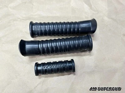 HONDA Benly 125 150 CB92 CB95 reposapiés clavija goma escalón, un par de réplicas Foto 1 de 4