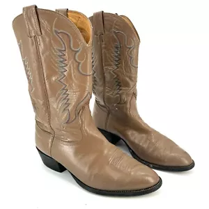 Nocona Stiefel Herren 12 EEE hellbraun Leder Western Cowboy Stil 6317C Vintage - Bild 1 von 18