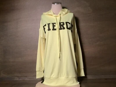 SIN LÍMITES JR SIDE SNAP SUDADERA CON CAPUCHA TÚNICA AMARILLA "FEROZ" XS S M L XL XXL XXXL NUEVA CON ETIQUETAS Foto 1 de 4