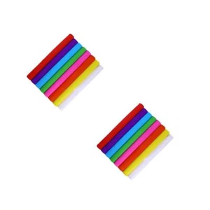 8 Rollen Wrap Tissue Papier Krepp Papier Rolle Fringe Crepe Papier - Bild 1 von 12