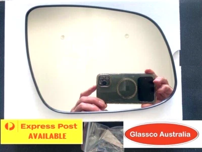 RIGHT DRIVER side mirror glass with PLATE for KIA CERATO (2009-2013) - image 1 of 4