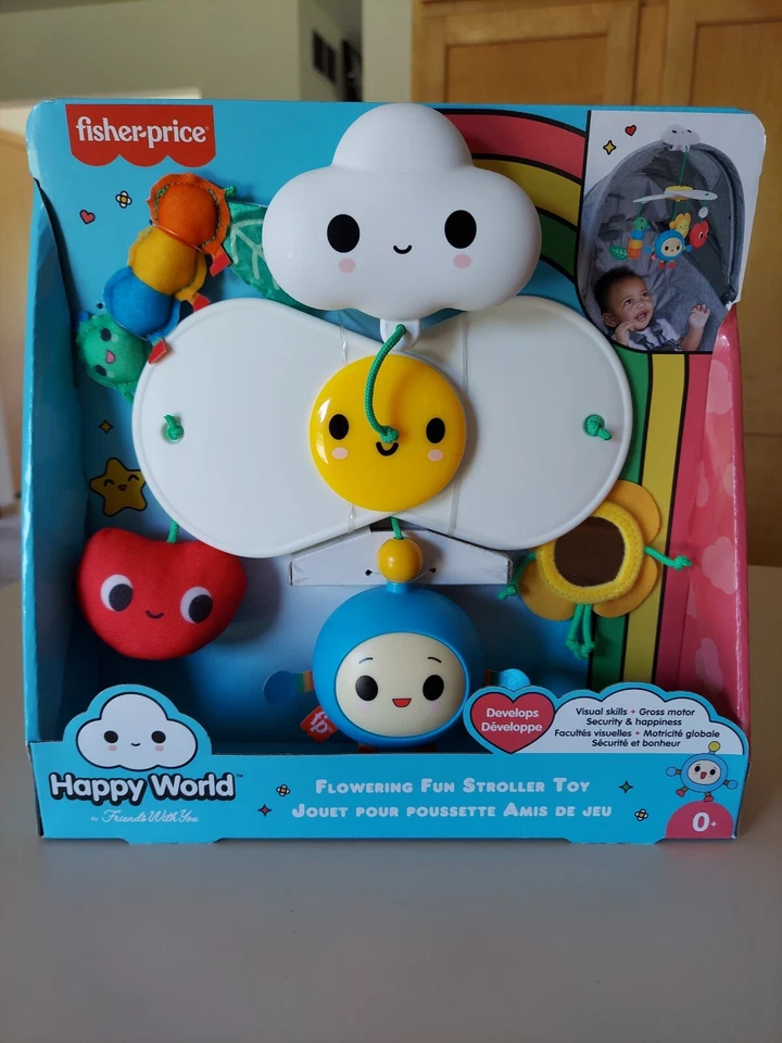 Fisher Price цветущая веселая коляска игрушка счастливый мир друзья с вами новый в коробке - Изображение 1 из 1