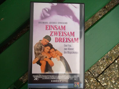 Einsam, Zweisam, Dreisam,  US-Erfolgskomödie, sehr gut erhaltene  VHS-Kassette - Bild 1 von 2