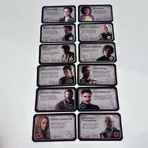 Game Of Thrones CLUE Replacement Personality Cards (12) - Picture 1 of 2