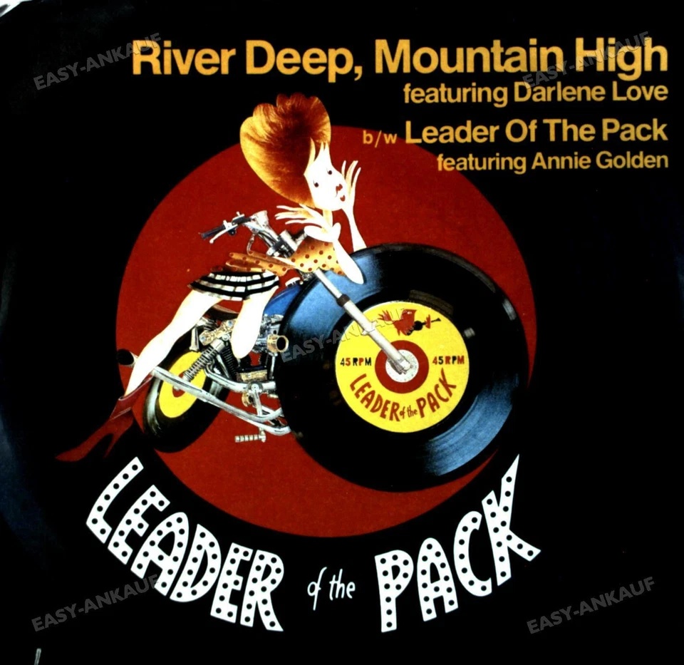 Leader Of The Pack - River Deep, Mountain High / Leader Of The.. 7in 1985 . - Image 1 of 1
