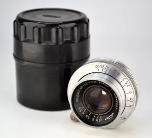 SERVICED 1954 USSR INDUSTAR-22 RIGID SLR LENS f3.5/50 M39 FOR ZENIT-1 CAMERA (5) - Picture 1 of 8