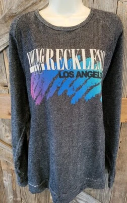 Sudadera para mujer Young And Reckless Los Angeles talla grande usada en excelente estado Foto 1 de 4