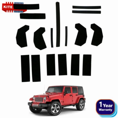 HARD TOP FOAM BLOCKER SEAL For JEEP JK WRANGLER 2007-2018 W/ REMOVABLE HARD TOP — 第 1/4 张图片