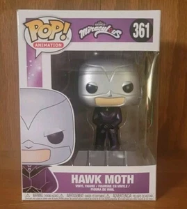 Hawk Moth Funko Pop Muy Buen Estado Milagroso #361 Abovedado Ladybug Cat Noir - Imagen 1 de 7
