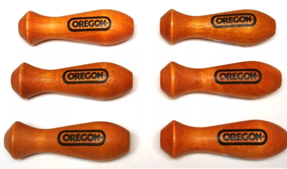 6- Pack OREGON Wooden Chainsaw File Handles Part # 534370 Chain Saw