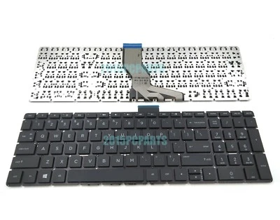 New HP 250 G6 255 G6 256 G6 Keyboard US Black - Image 1 of 3