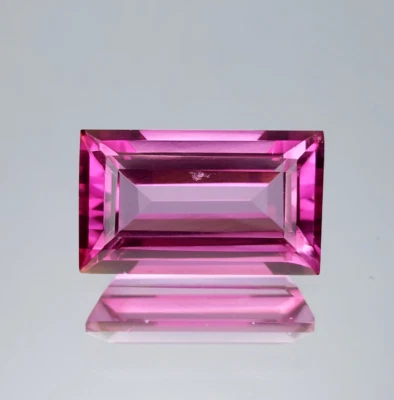 PRECIOSA PIEDRA PRECIOSA SUELTA TOPACIO ROSA NATURAL FORMA BAGUETTE 11,45 quilates Foto 1 de 3