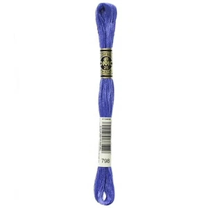 DMC 6-Strand Embroidery Cotton 8.7yd-Dark Delft Blue - 12 Pack - Picture 1 of 1