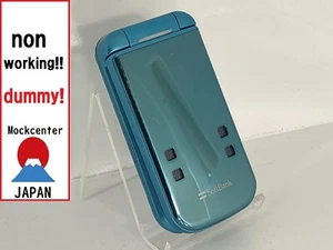【Factice !】 Toshiba 813T (couleur bleu) softbank-japon téléphone portable qui ne fonctionne pas - Photo 1 sur 3