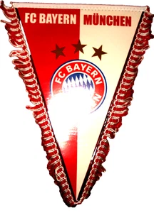 Wimpel FC Bayern München 3 STERNE Sammlerstück Fussball - Bild 1 von 1