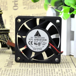 DELTA AFB0612HB 6015 12V 0.15A 6CM Chassis Industrial Cooling Fan - Picture 1 of 5