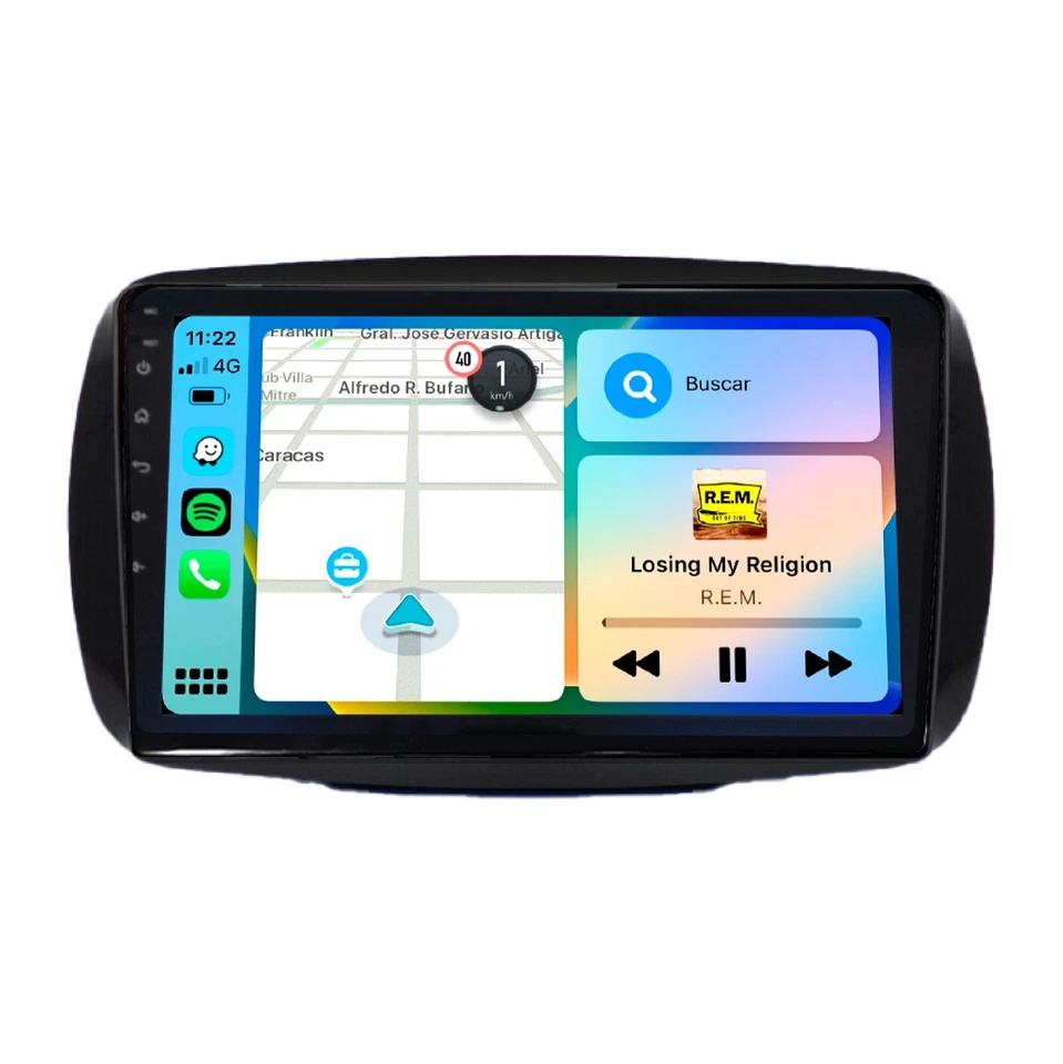 Autoradio Android Smart Fortwo 2014-2020 -Octa 4gb ram 64gb rom- Telecamera HD - Immagine 1 di 4