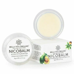 Bella Vita Organic Nicolips Lip Balm Scrub for Lightening & Brightening Dark Lip