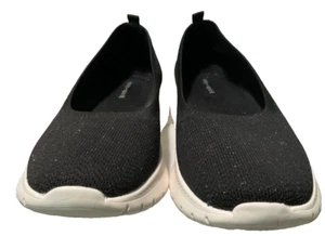 Easy Spirit Women's Shoes Size 9.5 Medium Black White Sepeppy2 Slip On F38 - Picture 1 of 10