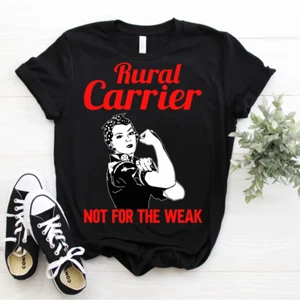T-shirt postino Carrier Not For The Weak for Strong Mail Carriers - Foto 1 di 5