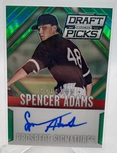 Selecciones del draft Panini Prizm 2014 Spencer Adams Prospect Signatures verde #/35 - Imagen 1 de 2