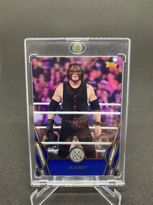 2018 TOPPS LEGENDS OF WWE KANE BLUE /25 - Image 1 of 3
