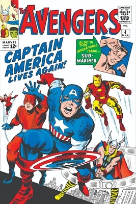 МСТИТЕЛИ #4 КОМИКСОВ ОБЛОЖКА ПЛАКАТ/ПЕЧАТЬ 8 ВАРИАНТОВ БЕСПЛАТНАЯ ДОСТАВКА E94 - Изображение 1 из 4