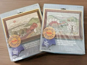 2 Bucilla Picture Perfect KITS COUNTRY SPRING, SUMMER 5x7 Embroidery #2006, 2007 - Picture 1 of 9