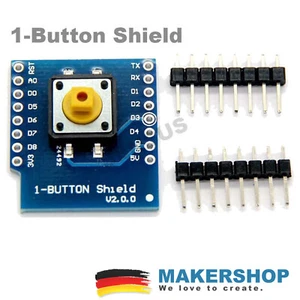 Button Shield Knopf Taster Erweiterung Karte für Arduino Wemos D1 Mini - Bild 1 von 3