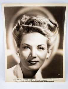1942 ORIGINAL HOLLYWOOD FIRED WIFE MOVIE LOUISE ALLBRITTON STUDIO PHOTO - Picture 1 of 3