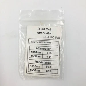 Male to Female SC/UPC 5dB Build Out Attenuator - Picture 1 of 3