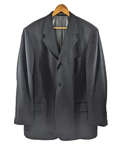 Pierre Cardin 100% Cashmere Sport Coat Blazer Black Single Breast Mens Size 42R - Picture 1 of 9