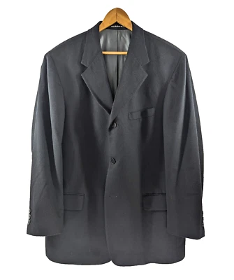 100% Cashmere Sport Coat Blazer Mens Size 42R Black Pierre Cardin Single Breast - Image 1 of 4
