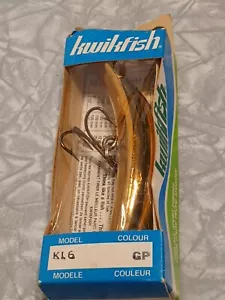 "Señuelo de pesca K16 Luhr Jensen Kwikfish enchufe nuevo raro 5 3/4""" - Imagen 1 de 5