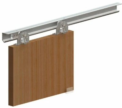 ROTHLEY JUPITER Sliding Door Gear. Complete Track and wheels Kit - 30kg/2400mm (1 door)