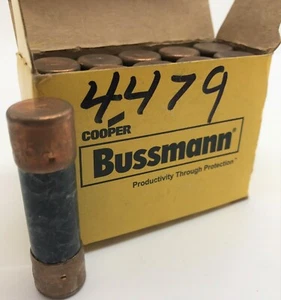 NEW Cooper Bussmann Pack Of 10 Fuses F15A 250V 5A (RF680) - Picture 1 of 4