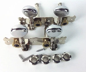 Classical Guitar Chrome Tuning Pegs Machine Heads tuner for 4 strings Guitar - Picture 1 of 7